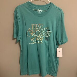 Nike Men's Teal Just Do It T-Shirt